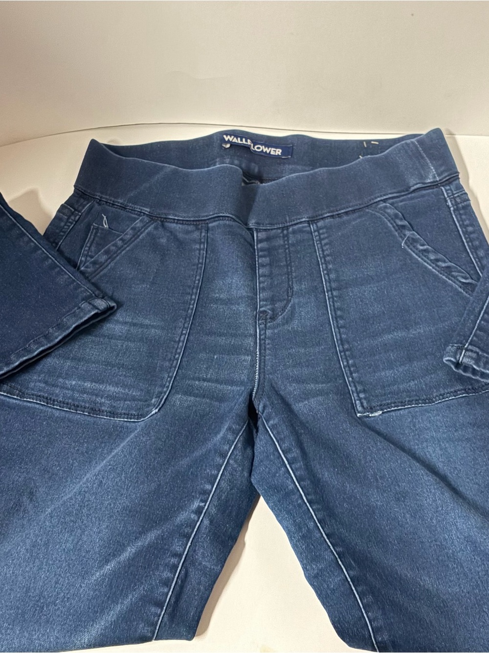 Wallflower Women's Navy Blue Pull-On Jeggings